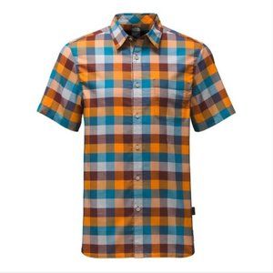 The North Face Men's Short Sleeve Road Trip Shirt (Sequoia Red Plaid)